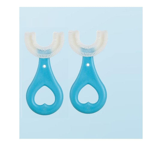 Toothbrush- U Shape Portable Silicone Teeth Brush Clean (Pack Of 2)
